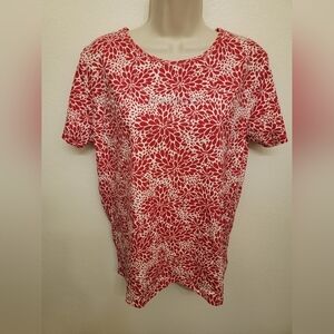 NWT Mango Floral Short Sleeve Tee
